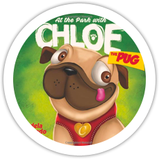 Book: At the Park with Chloe the Pug